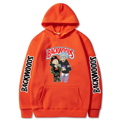 Unisex Backwoods Lettering Hoodie